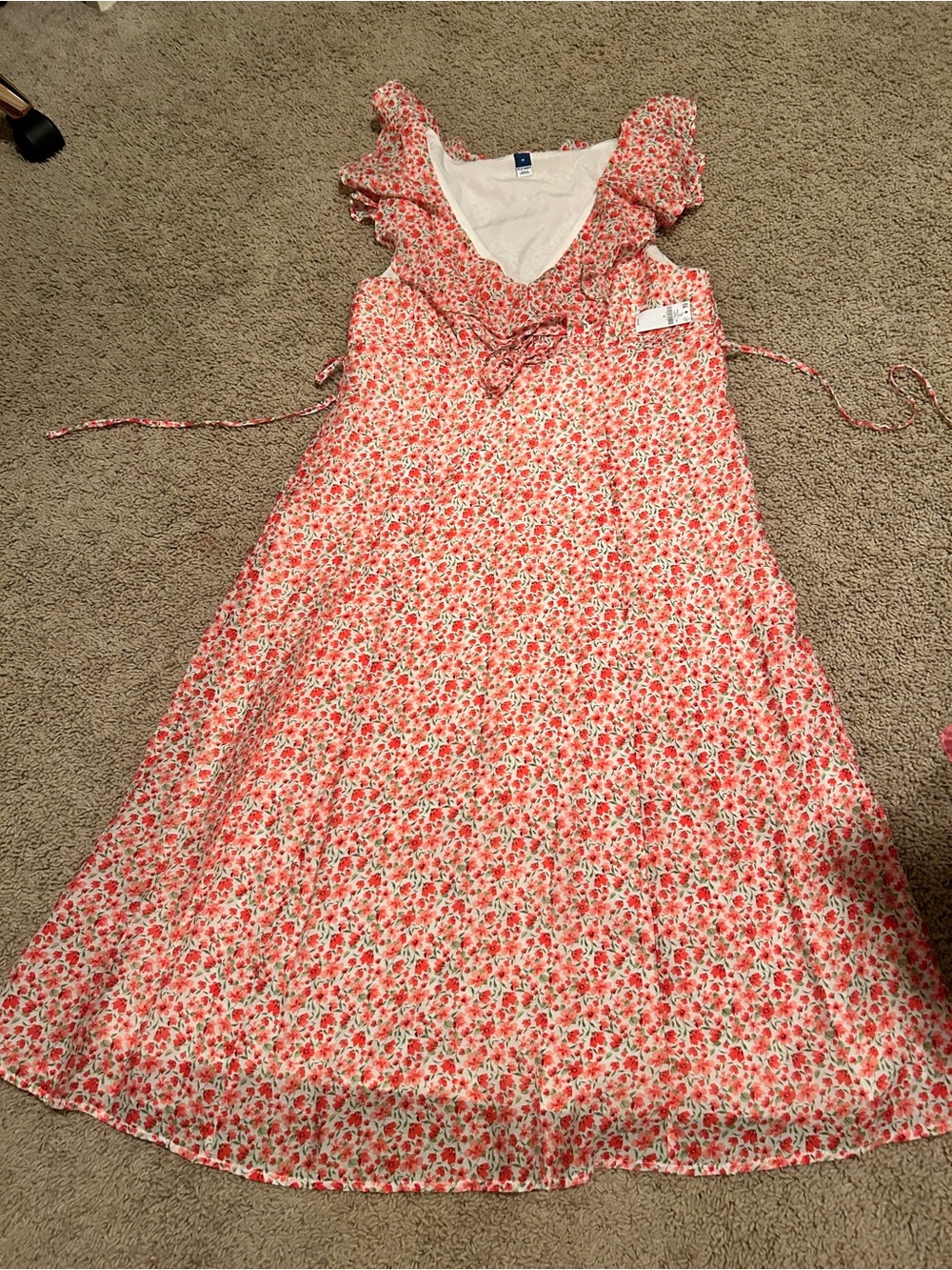 Old navy floral midi dress NWT